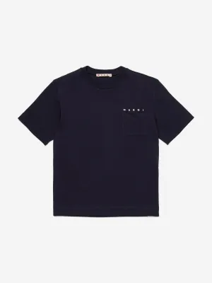 Kids Pocket T-Shirt in Navy