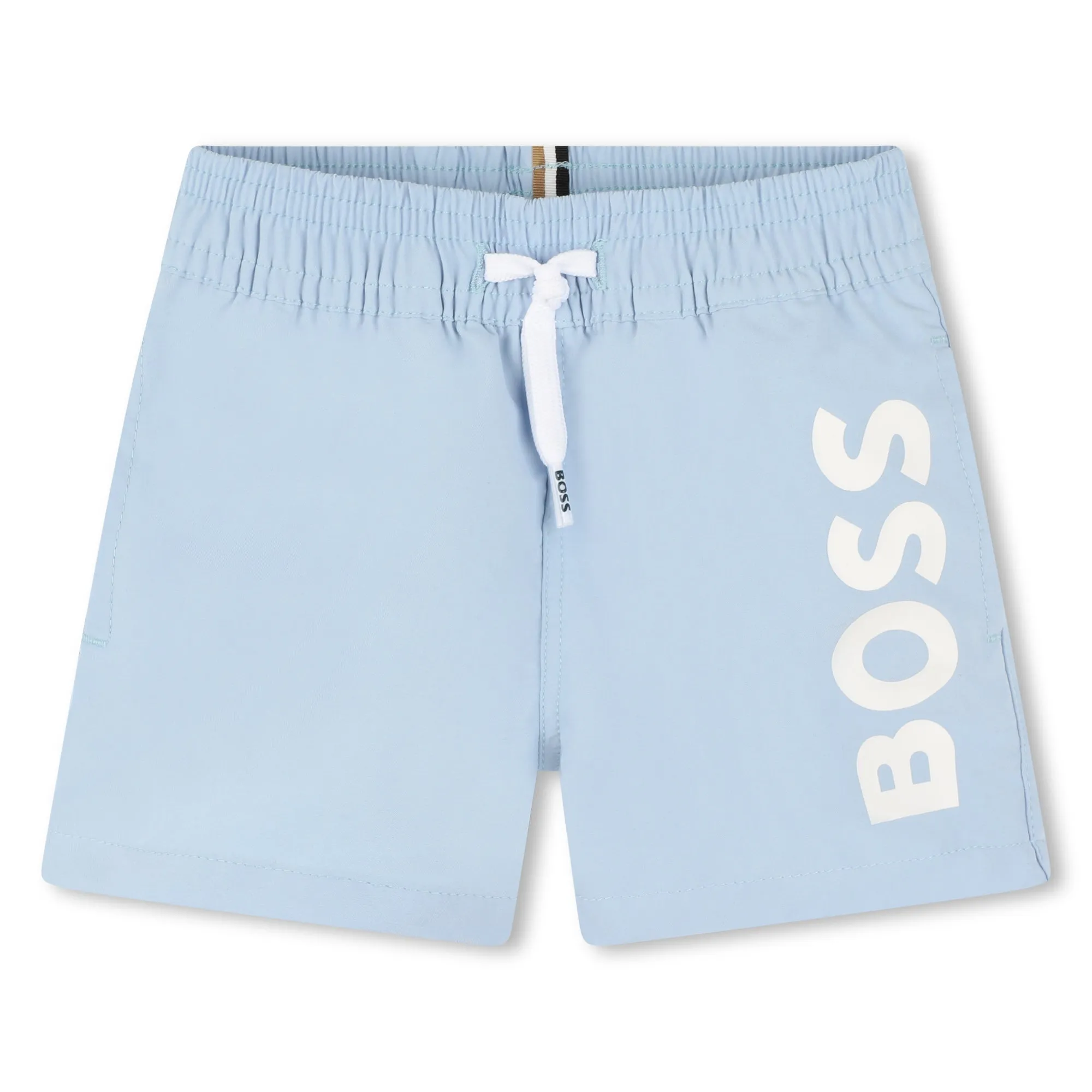 Light Blue Logo Shorts