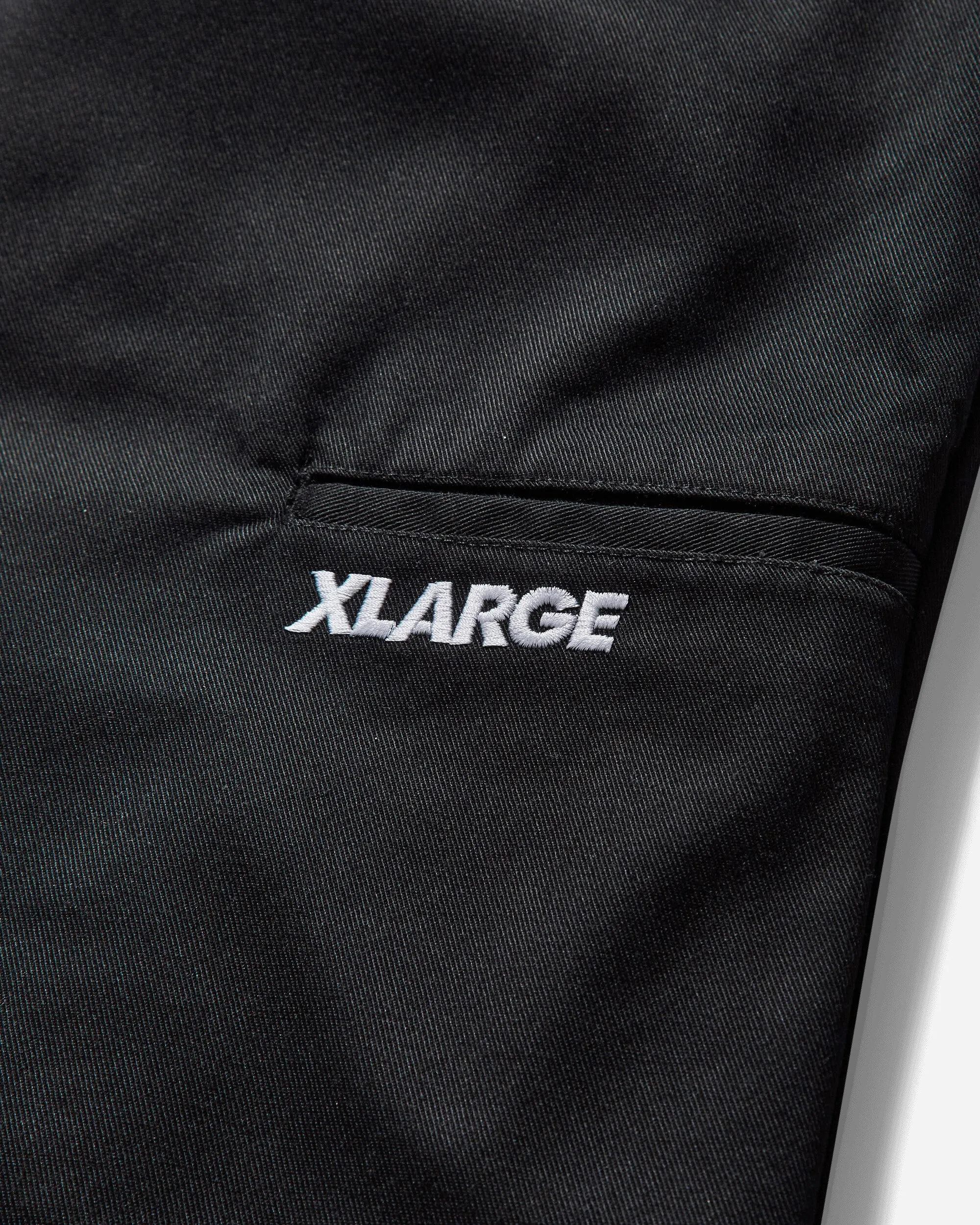Men's Embroidered Work Pants Black