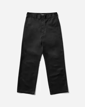 Men's Embroidered Work Pants Black