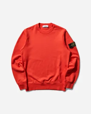 Men's Garment Dyed Crewneck Sweatshirt Papaya