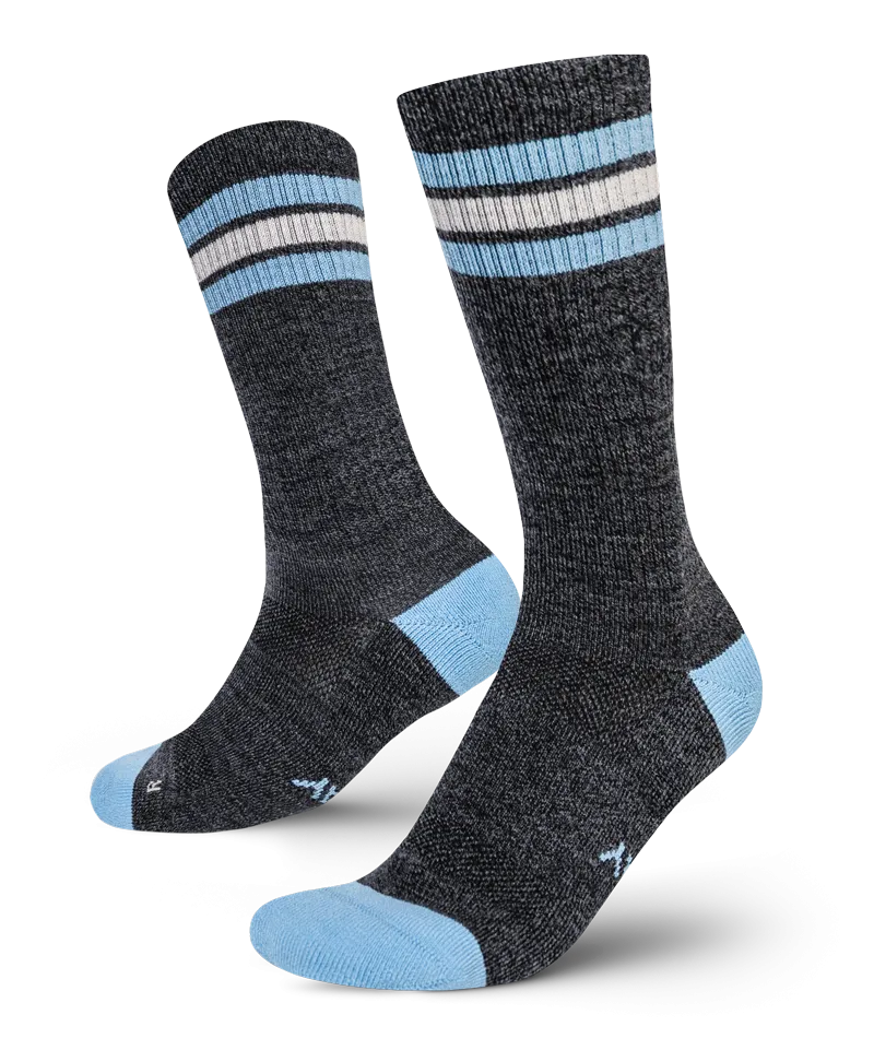 Merino Crew Socks Slate