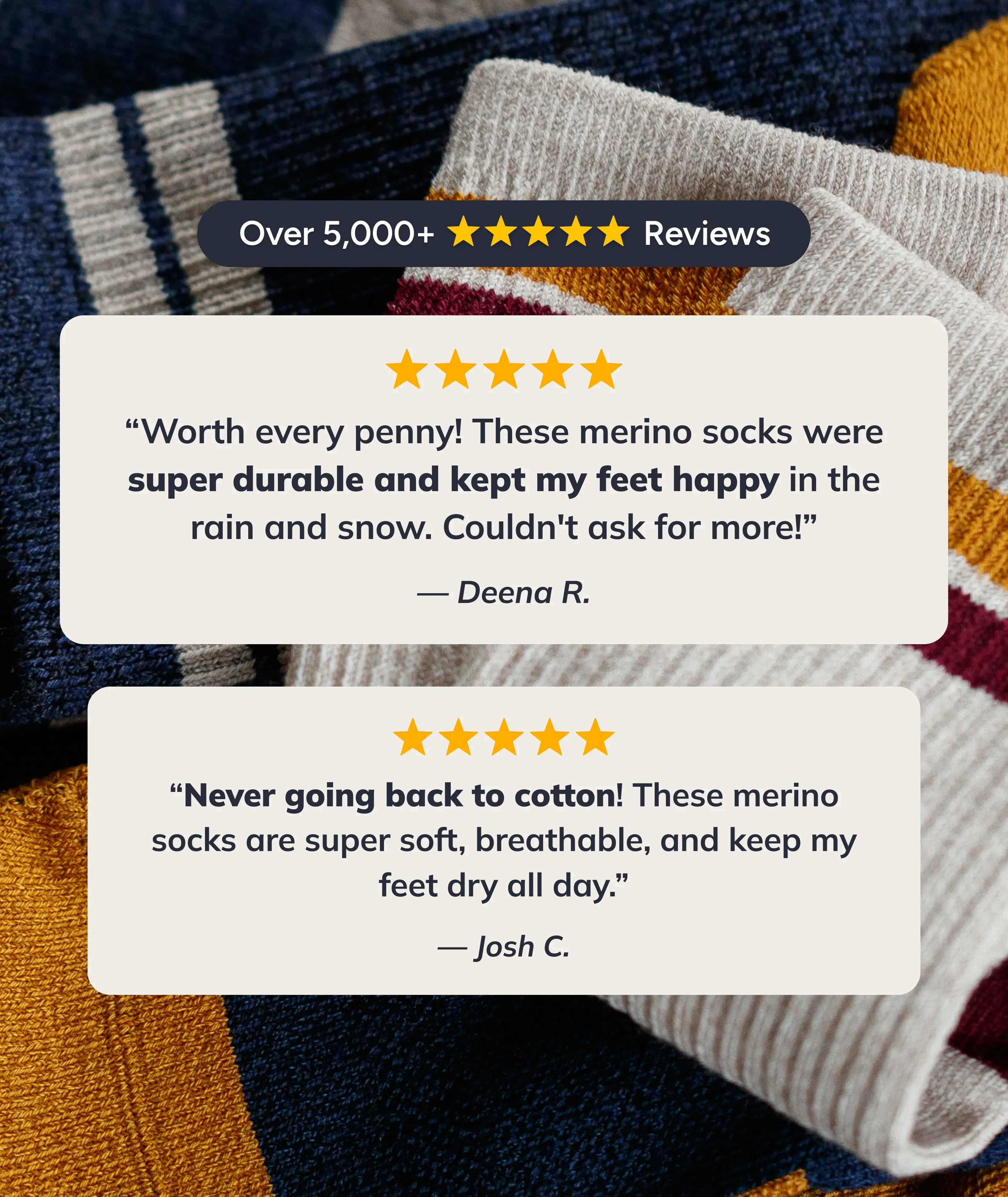 Merino Crew Socks Slate