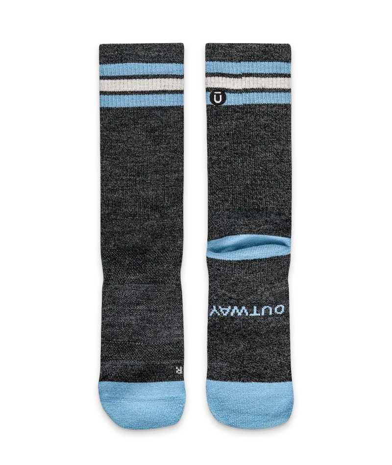 Merino Crew Socks Slate
