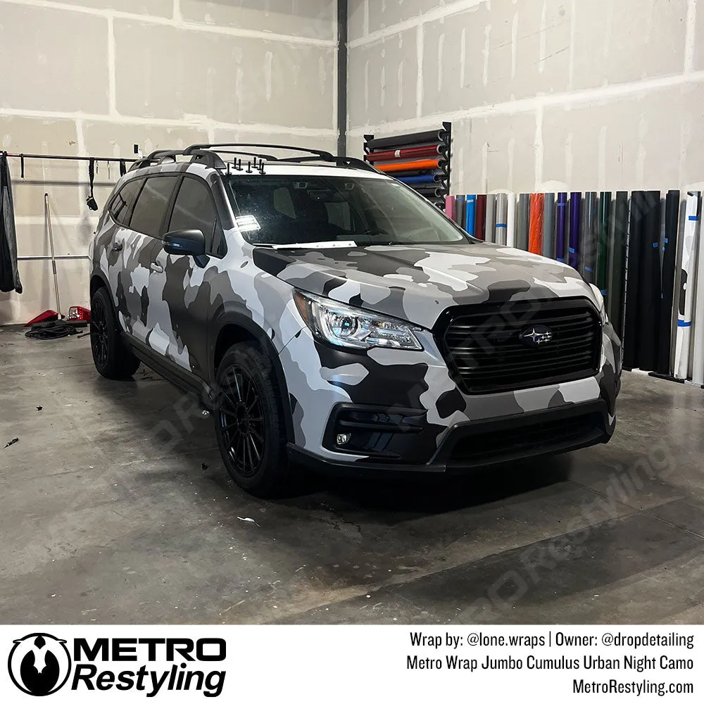 Metro Wrap Jumbo Cumulus Urban Night Camouflage Vinyl Film