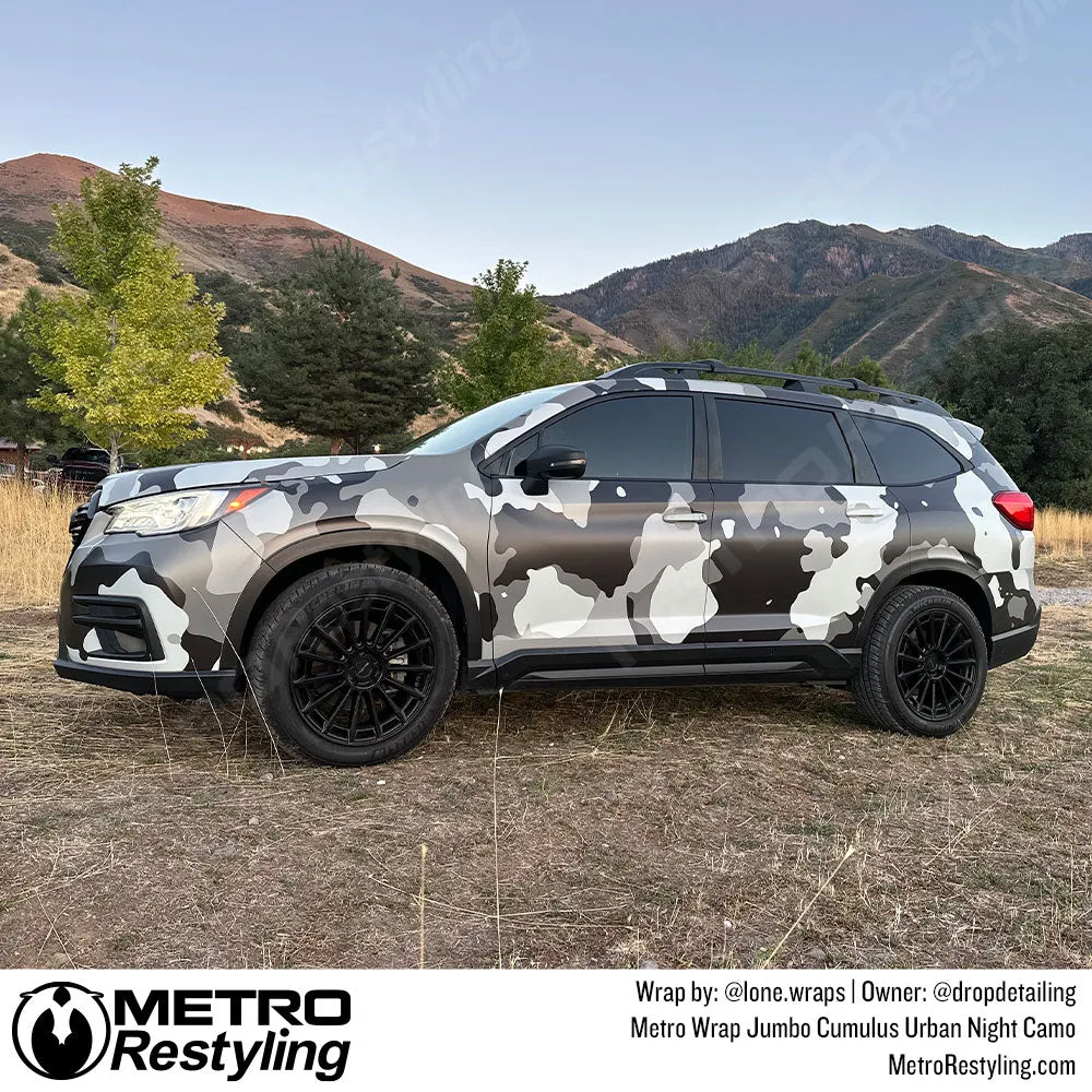 Metro Wrap Jumbo Cumulus Urban Night Camouflage Vinyl Film