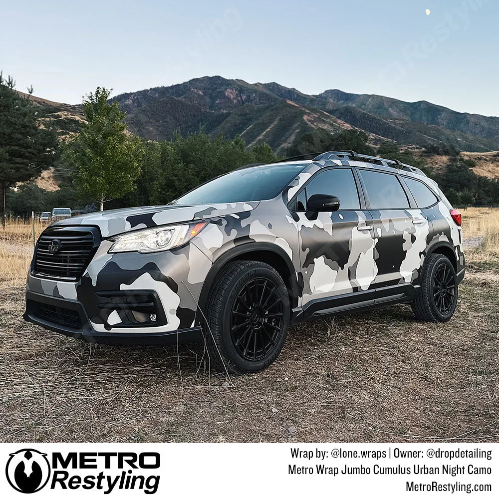Metro Wrap Jumbo Cumulus Urban Night Camouflage Vinyl Film