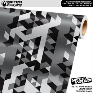 Metro Wrap Large Triangle Urban Night Camouflage Vinyl Film