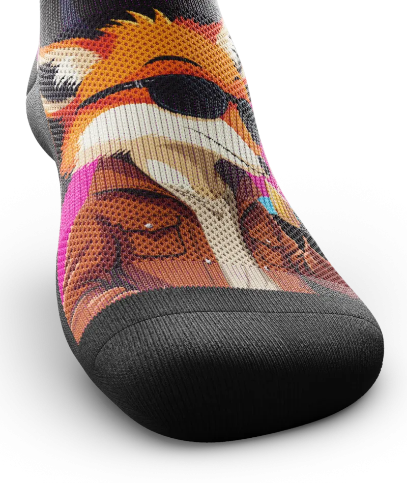 Midnight Fox Crew Socks