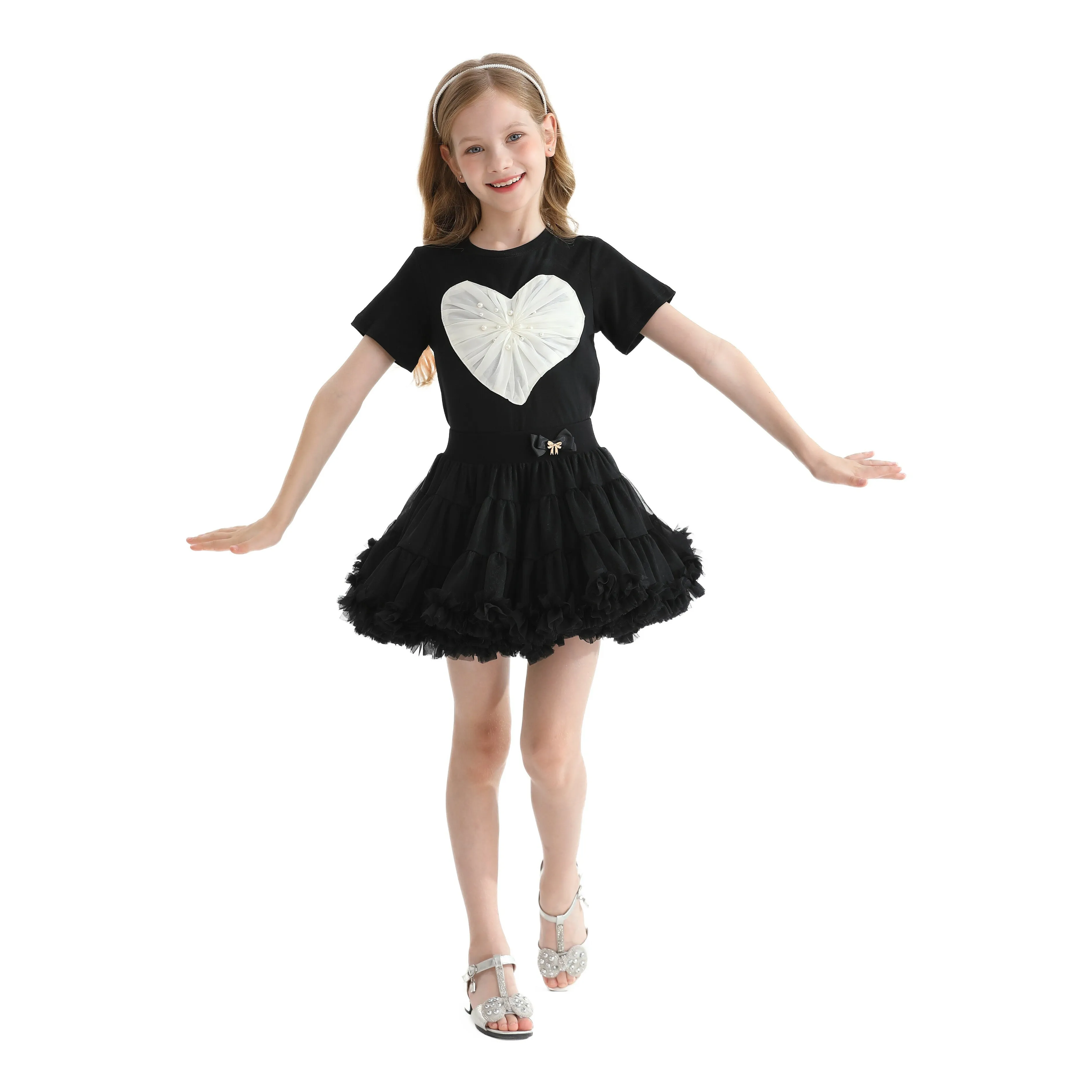 Multicolor Valerie Heart Skirt Outfit
