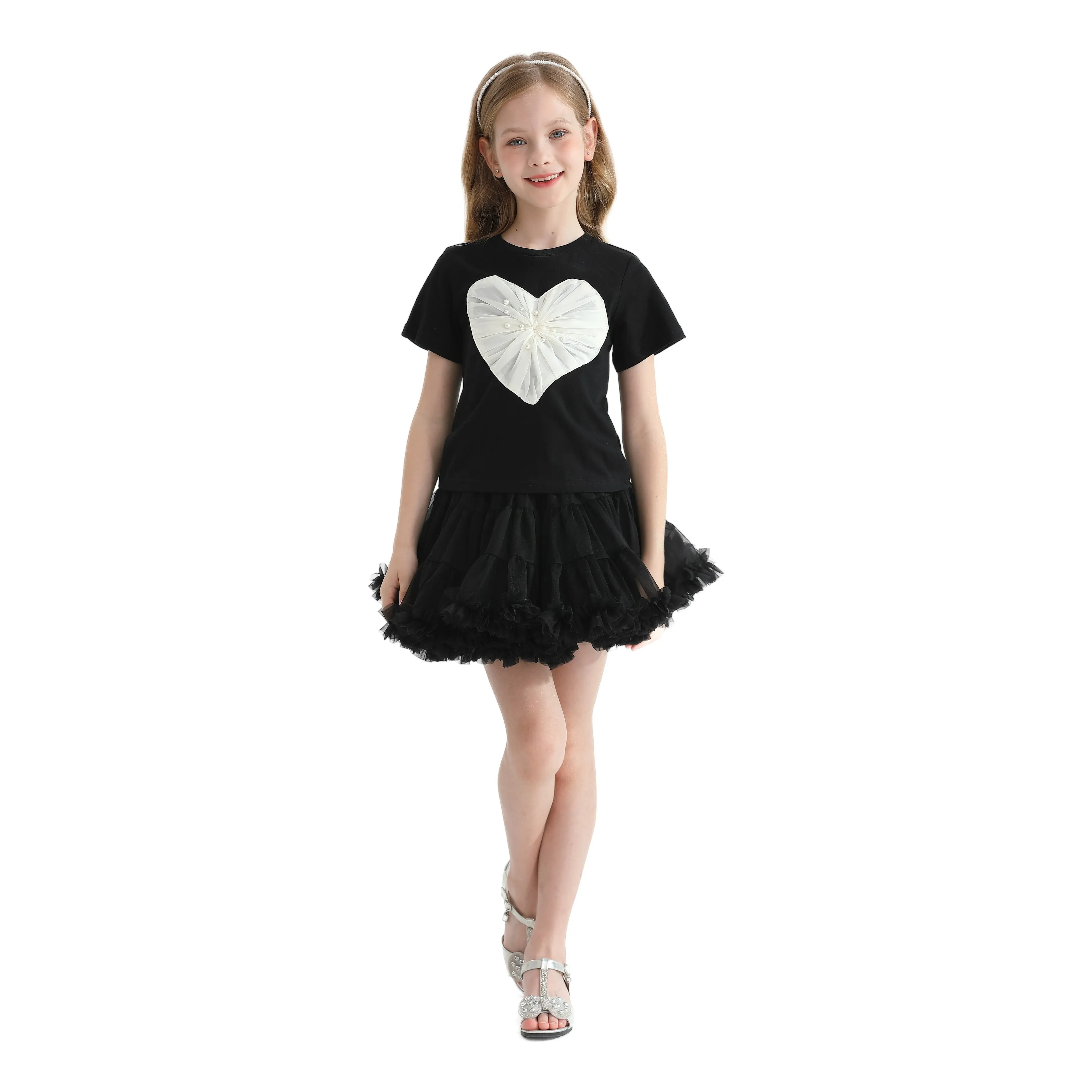 Multicolor Valerie Heart Skirt Outfit