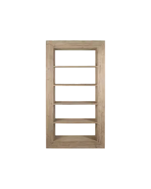 NATURAL WOOD BOOKCASE