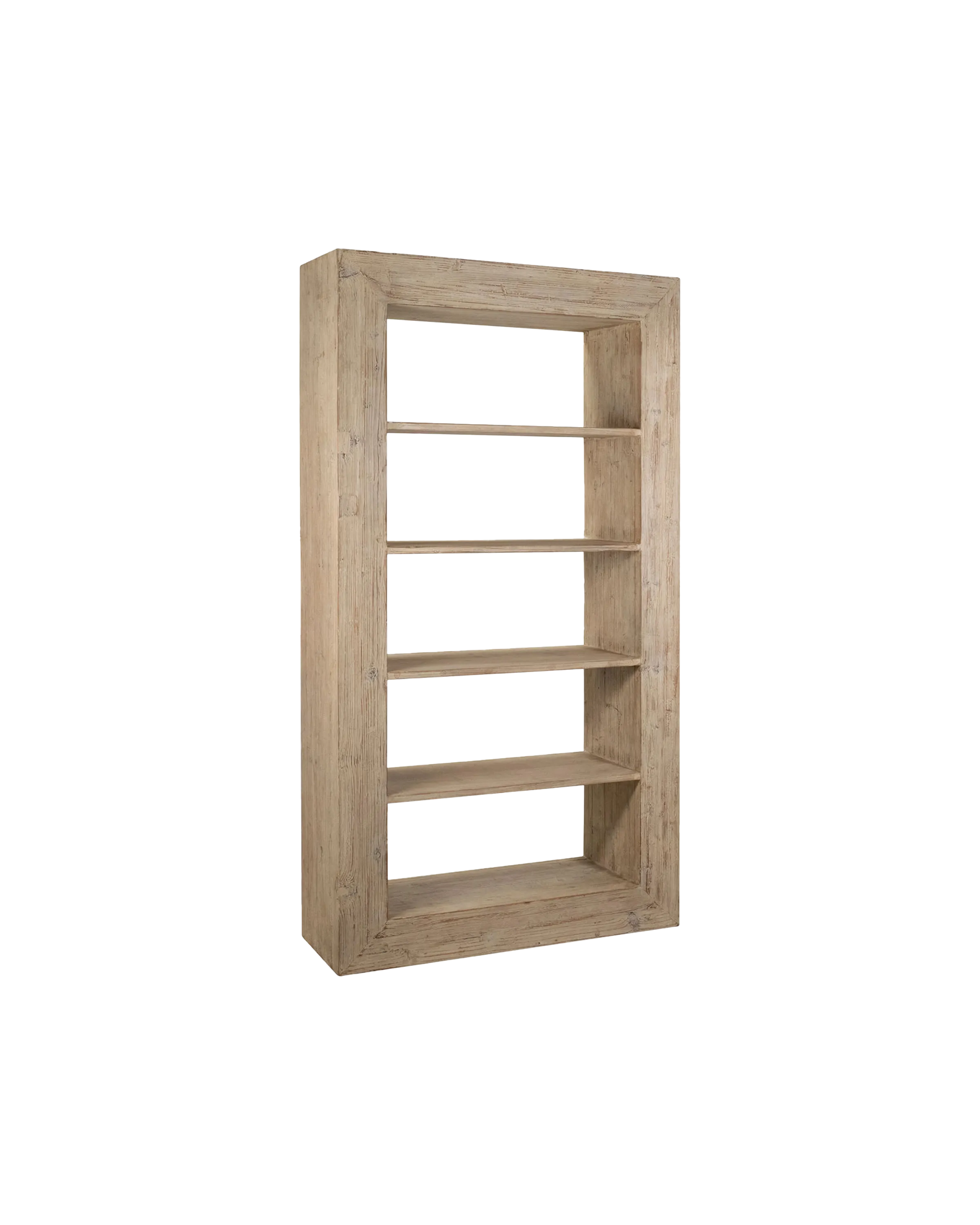 NATURAL WOOD BOOKCASE