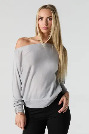 Off Shoulder Sweater