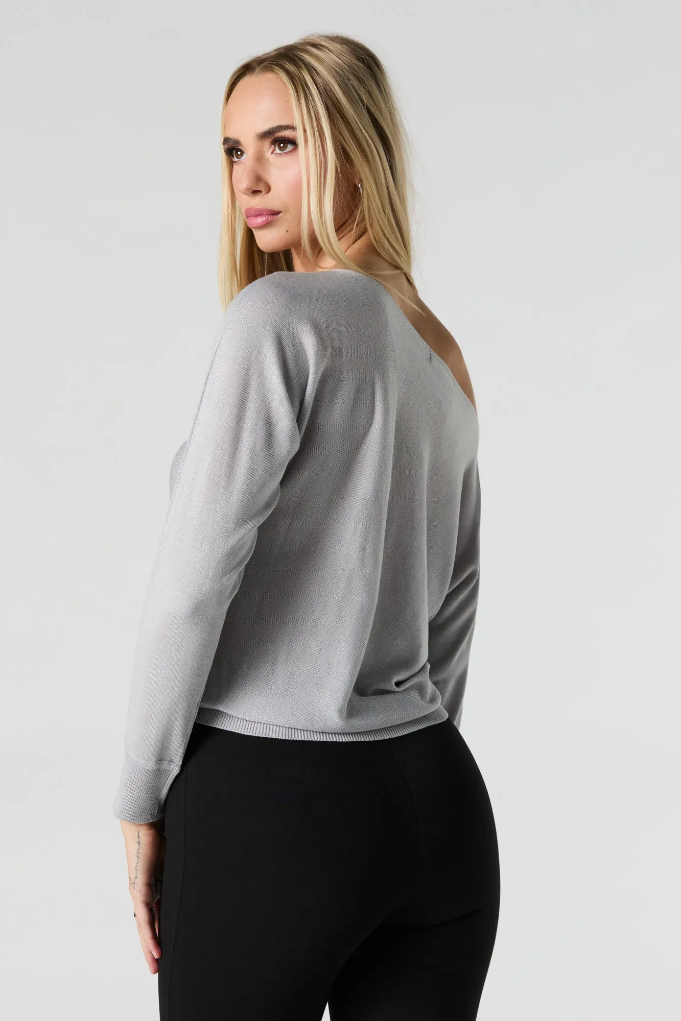Off Shoulder Sweater