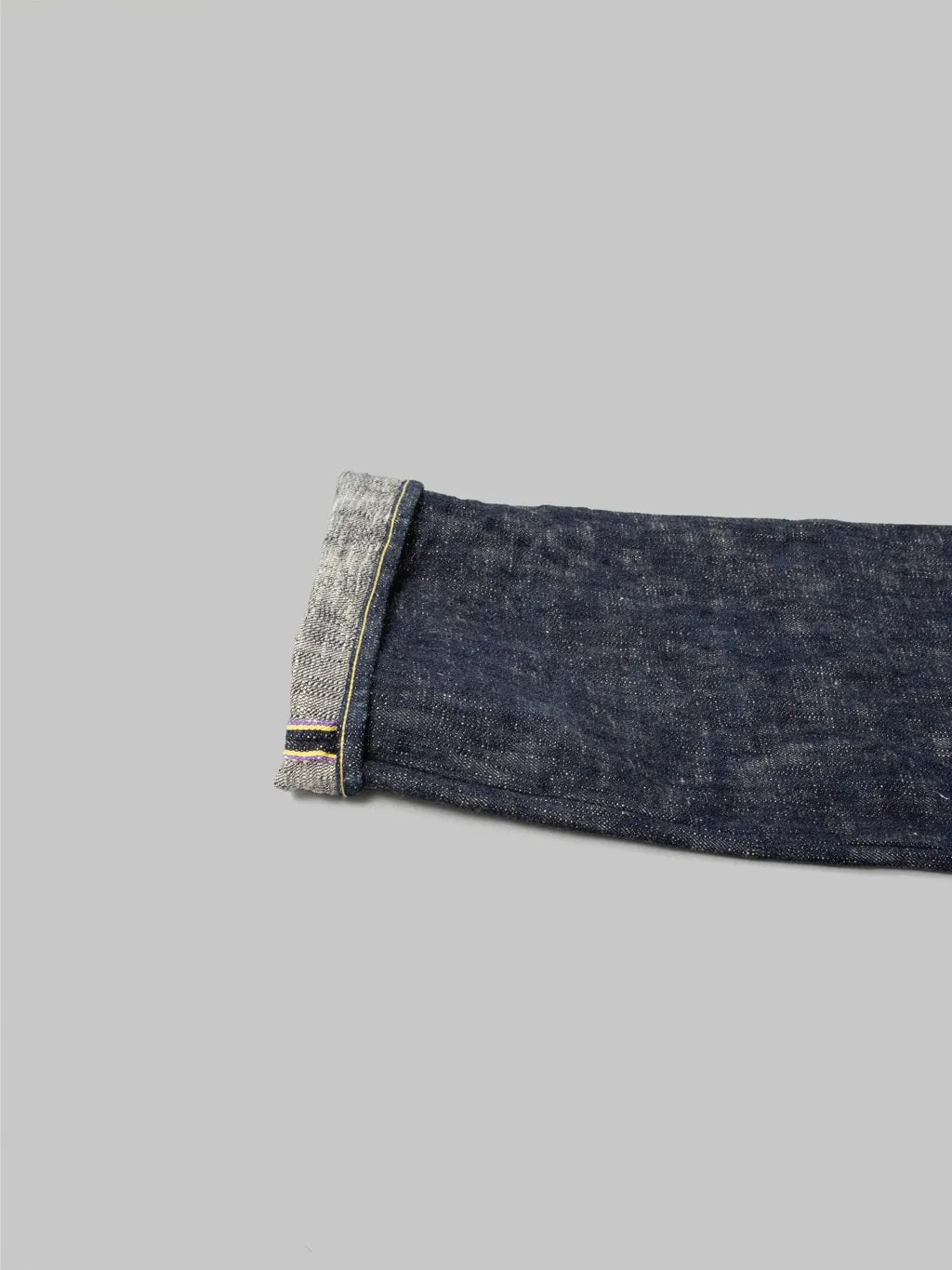 ONI Denim 595 Kasuri 17oz Retro Style Loose Straight Jeans