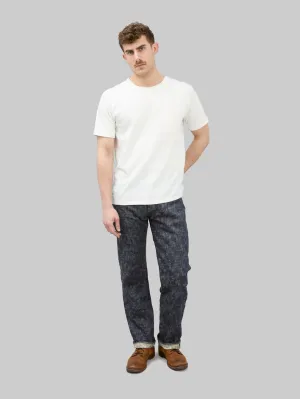 ONI Denim 595 Kasuri 17oz Retro Style Loose Straight Jeans