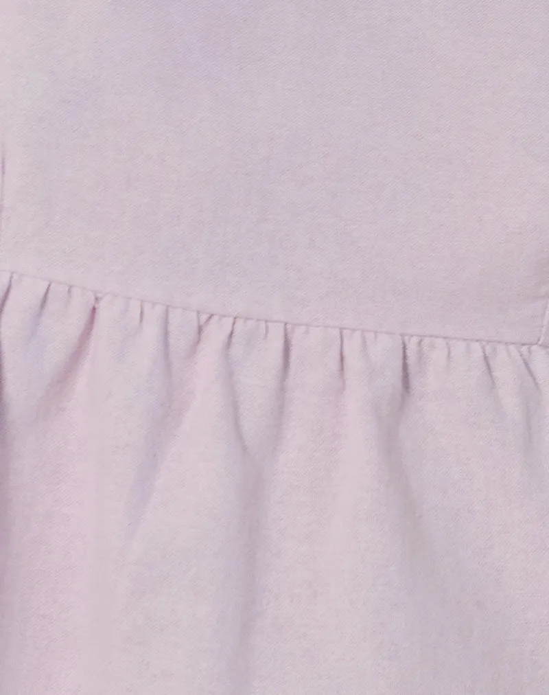 Palsi Tie Side Top in Light Lilac