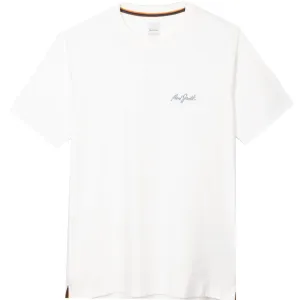 Paul Smith White Embroidered T-shirt
