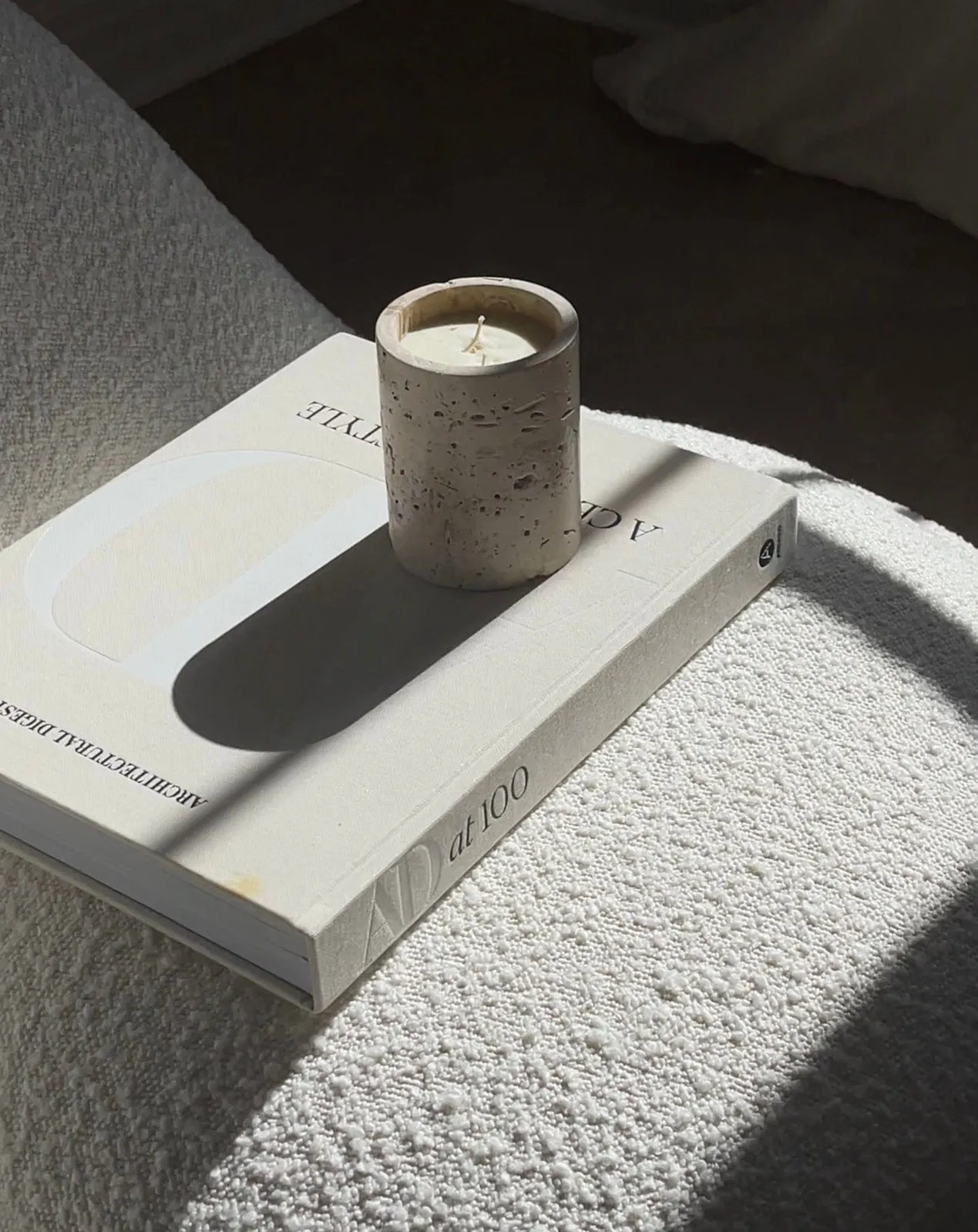 PETRICHOR TRAVERTINE CANDLE