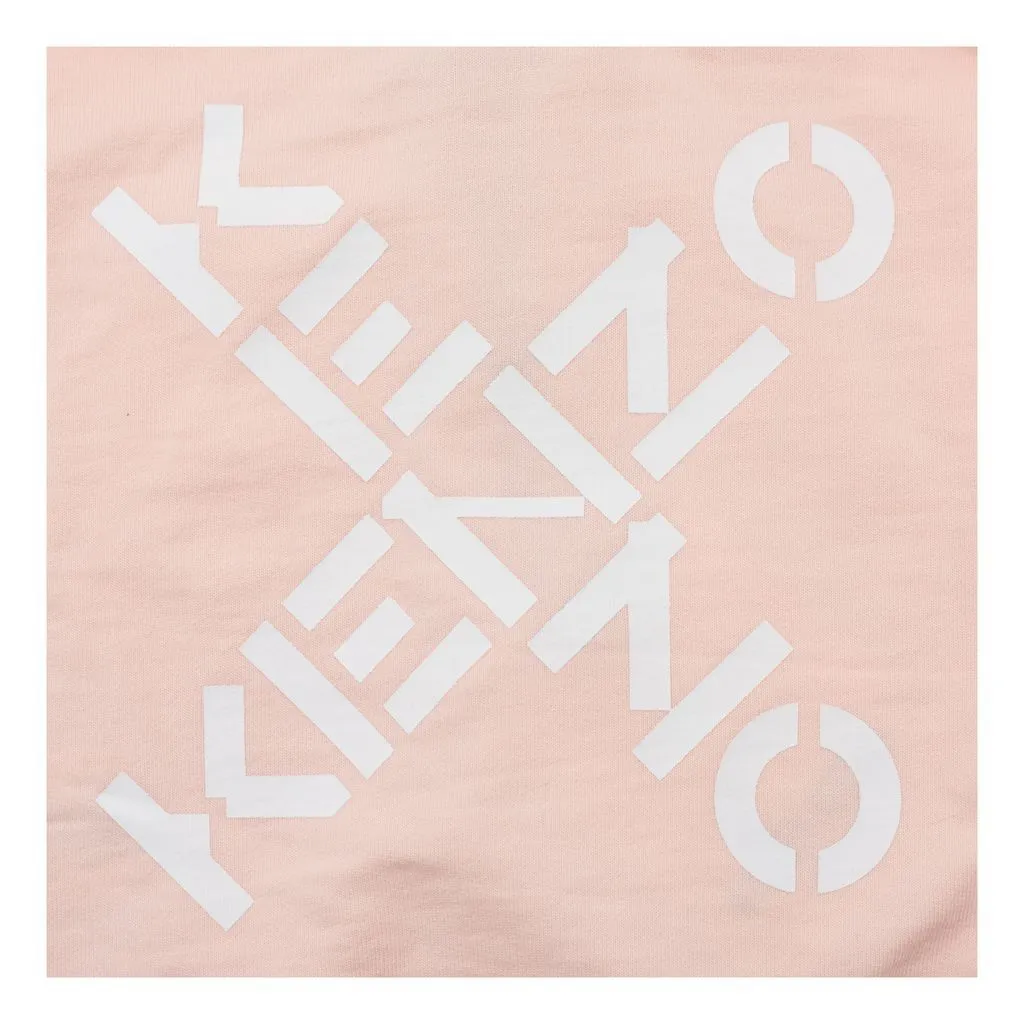 Pink X Logo Zip Sweatshirt