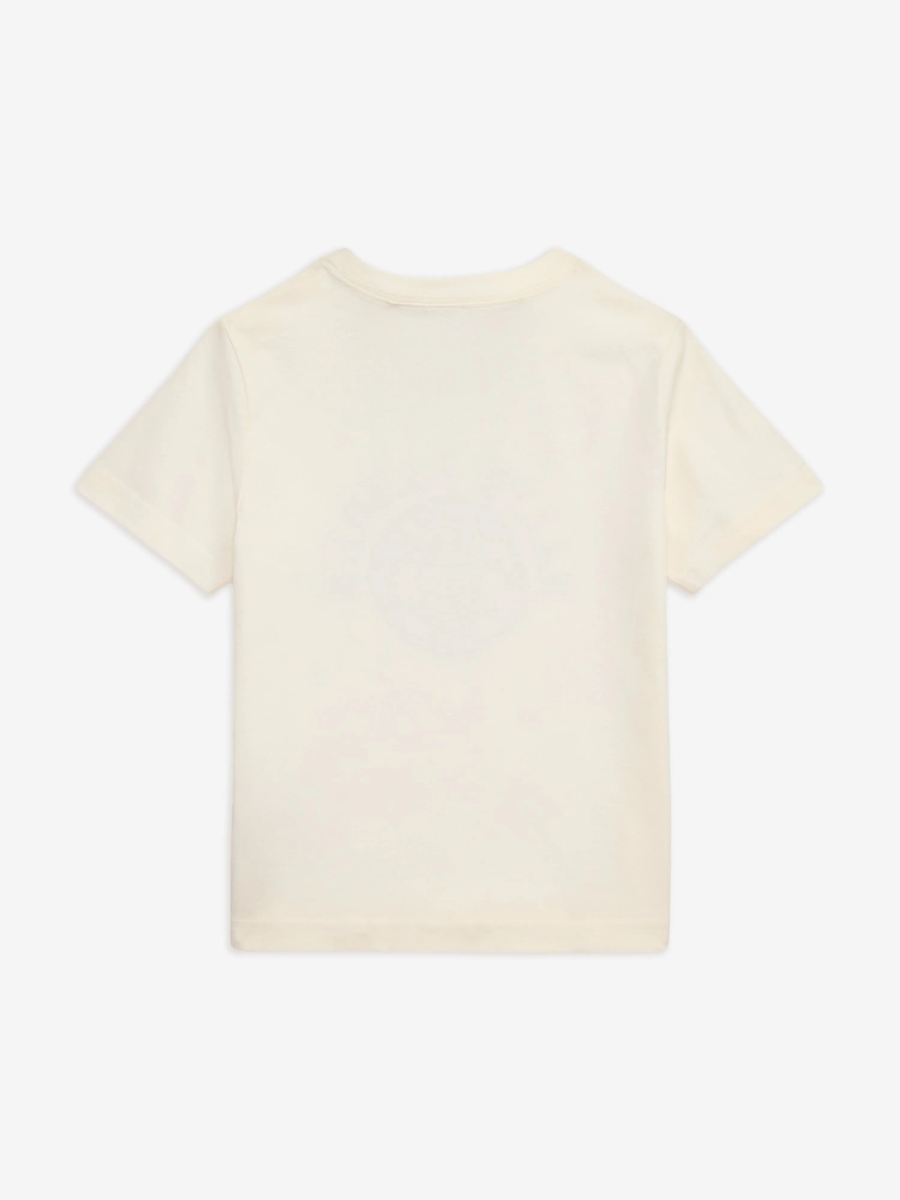 Ralph Lauren Boys Jersey Logo T-Shirt in Ivory