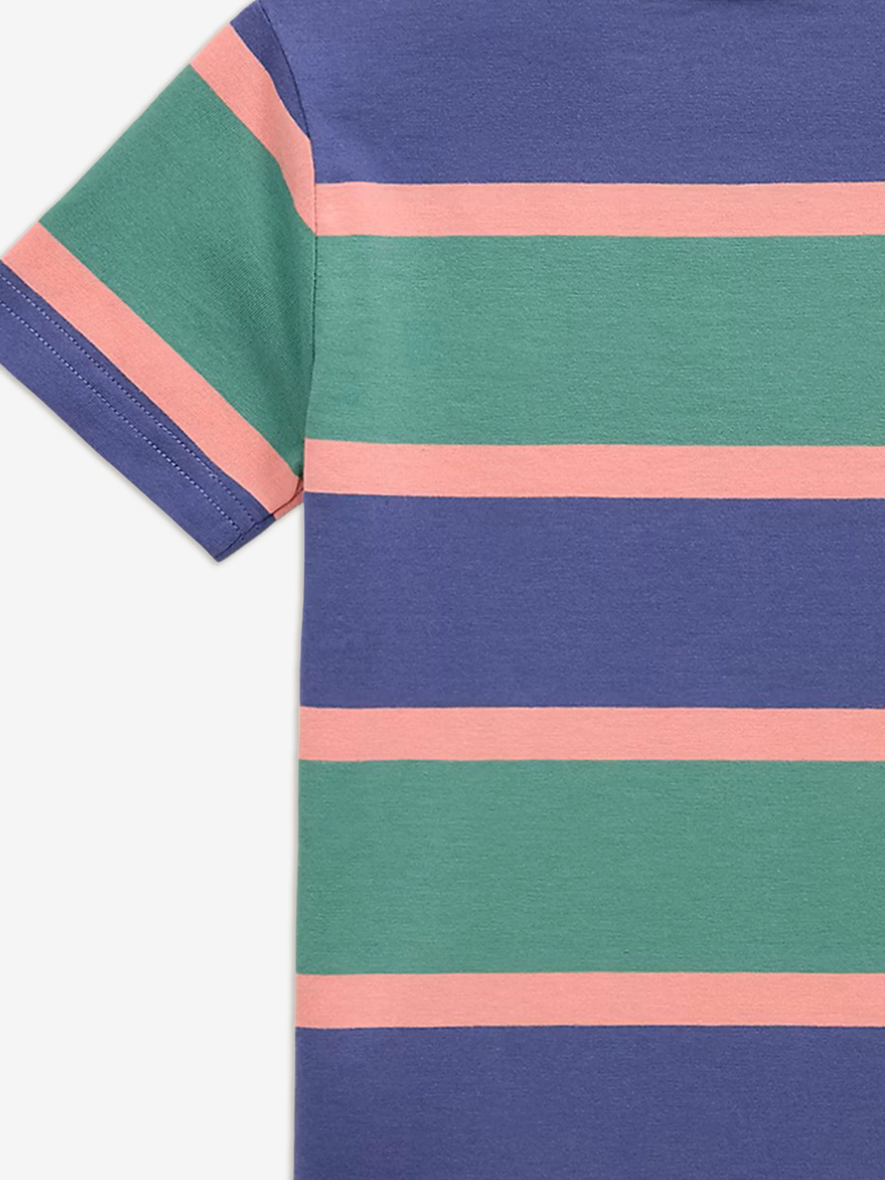 Ralph Lauren Boys Jersey Striped T-Shirt in Green