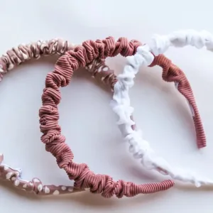 Ruched Neutral Headbands