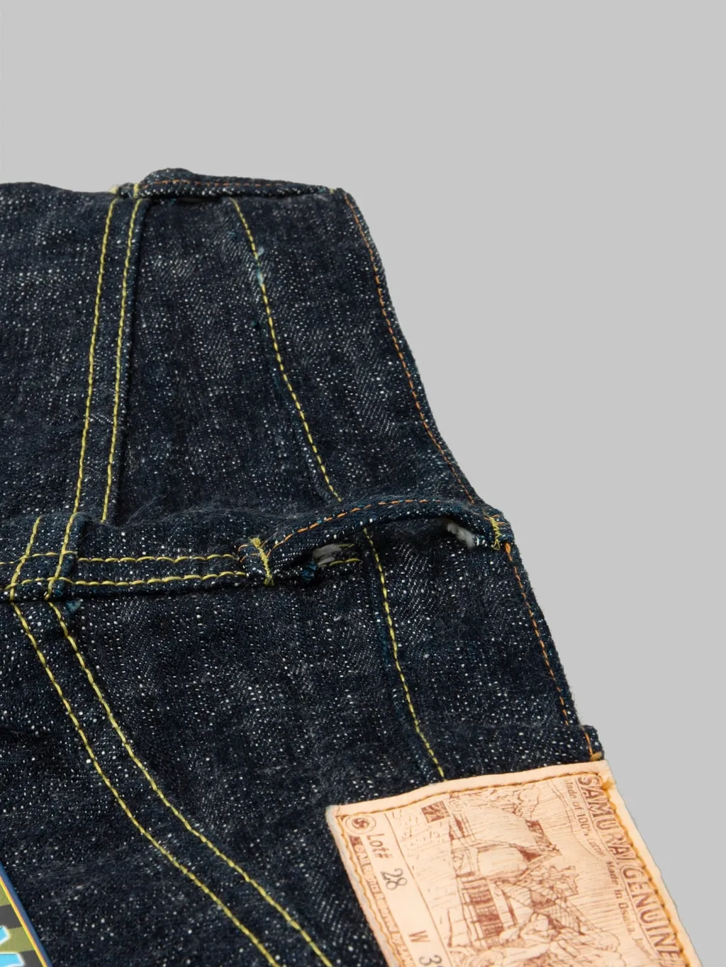 Samurai Jeans S3000XX17oz-SDS 17oz Murasame Slub Relax Straight Jeans
