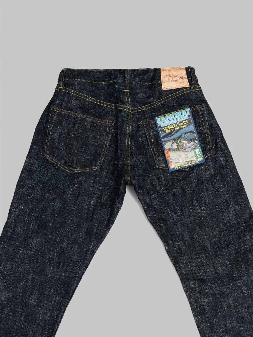 Samurai Jeans S3000XX17oz-SDS 17oz Murasame Slub Relax Straight Jeans