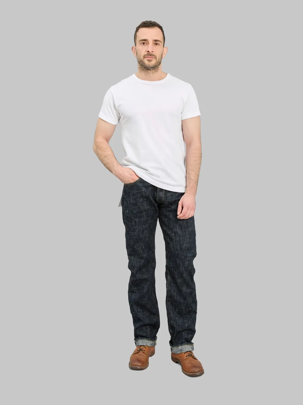Samurai Jeans S3000XX17oz-SDS 17oz Murasame Slub Relax Straight Jeans