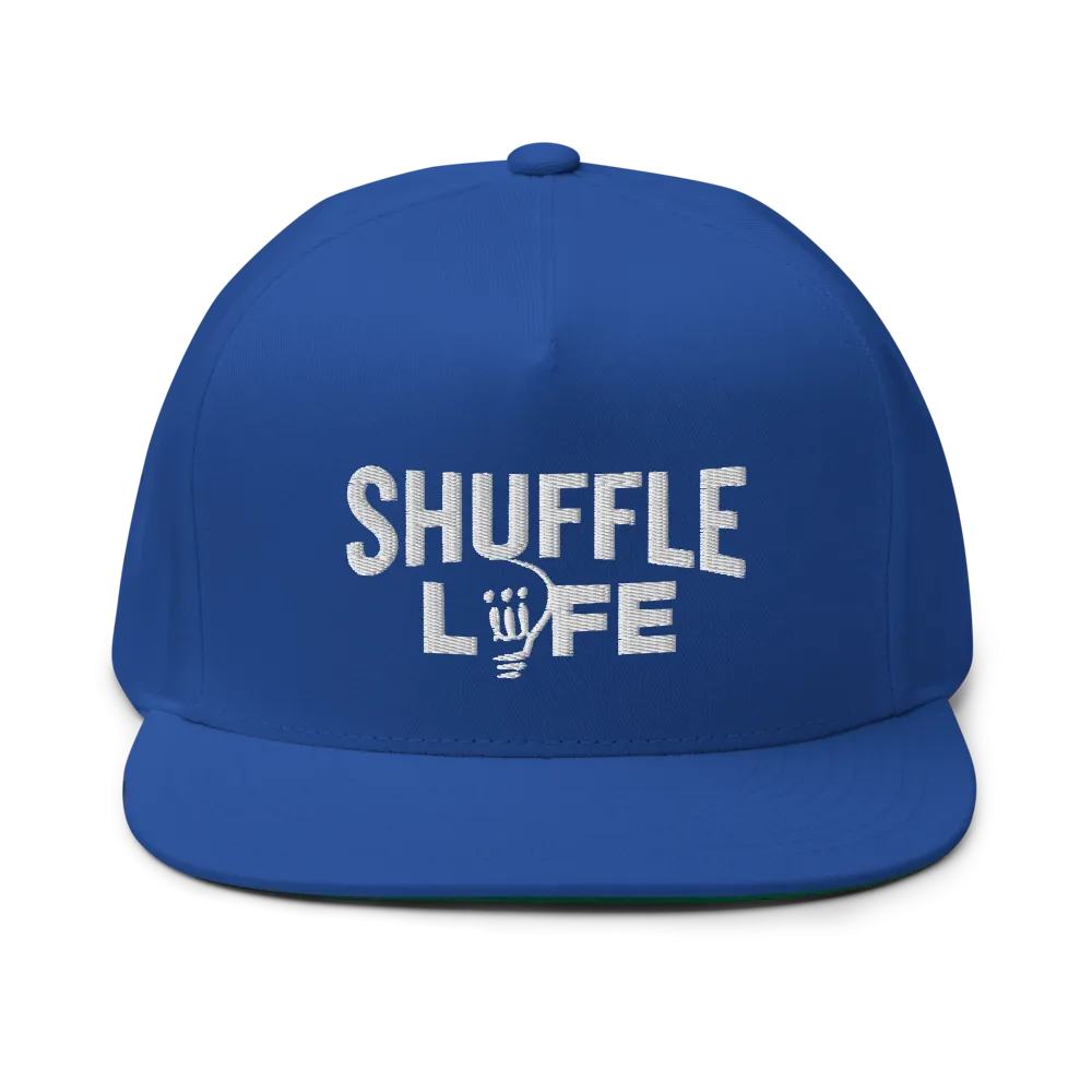 Shuffle Liiife Snapback Hat (with Green Undervisor)