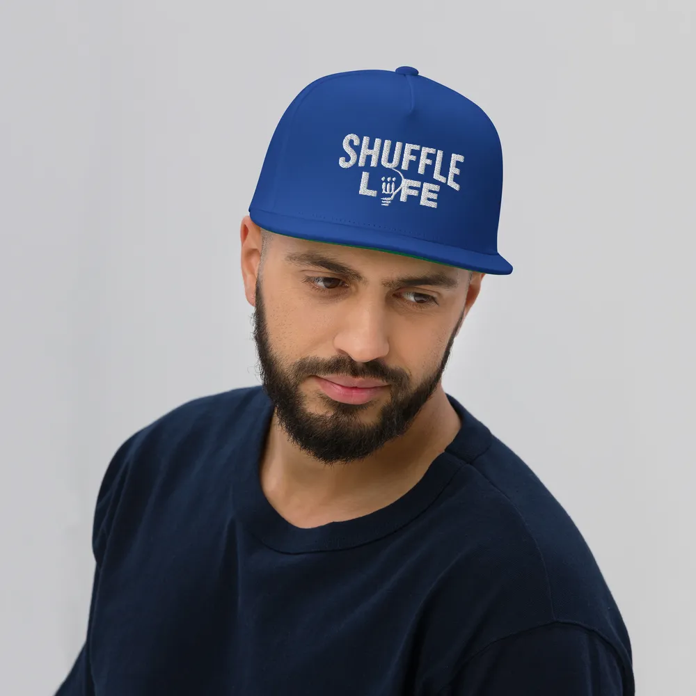 Shuffle Liiife Snapback Hat (with Green Undervisor)