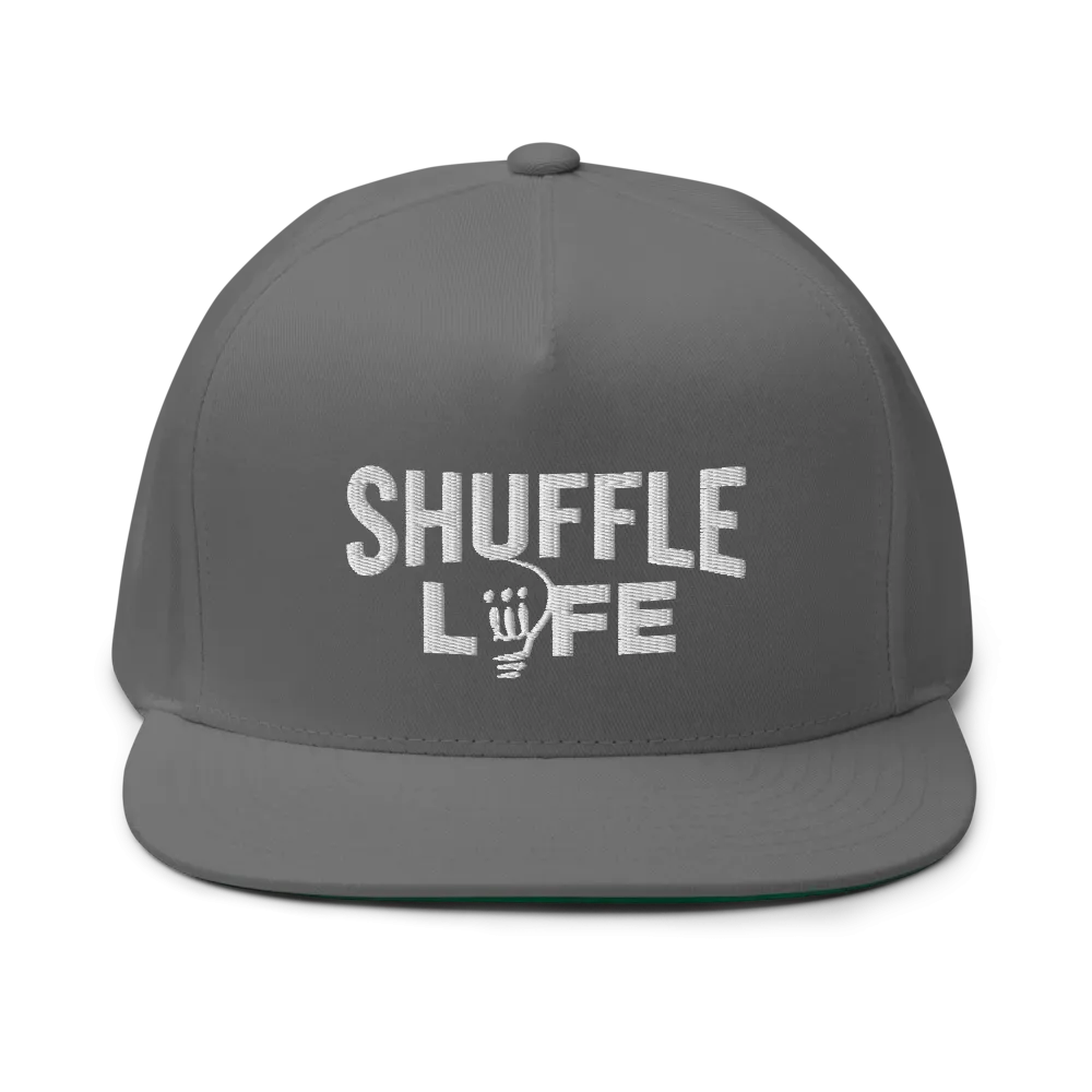 Shuffle Liiife Snapback Hat (with Green Undervisor)