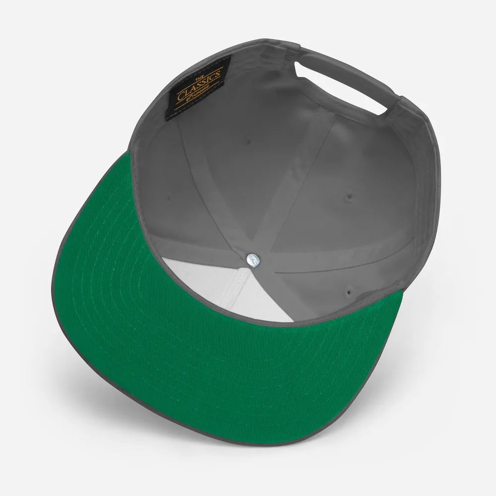 Shuffle Liiife Snapback Hat (with Green Undervisor)