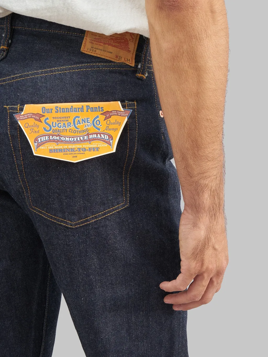 Sugar Cane 1966 Model 14oz Regular Straight Jeans