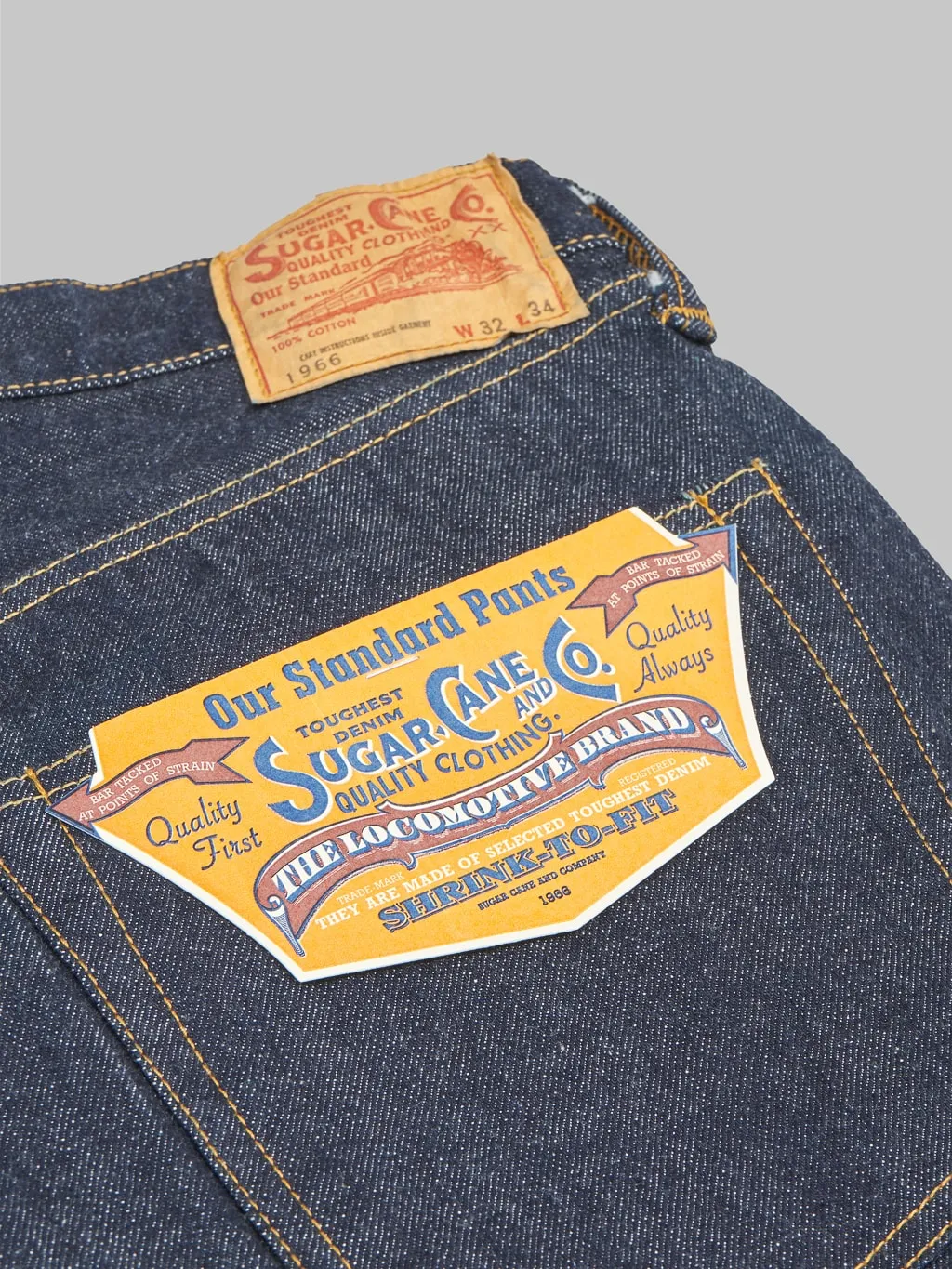 Sugar Cane 1966 Model 14oz Regular Straight Jeans