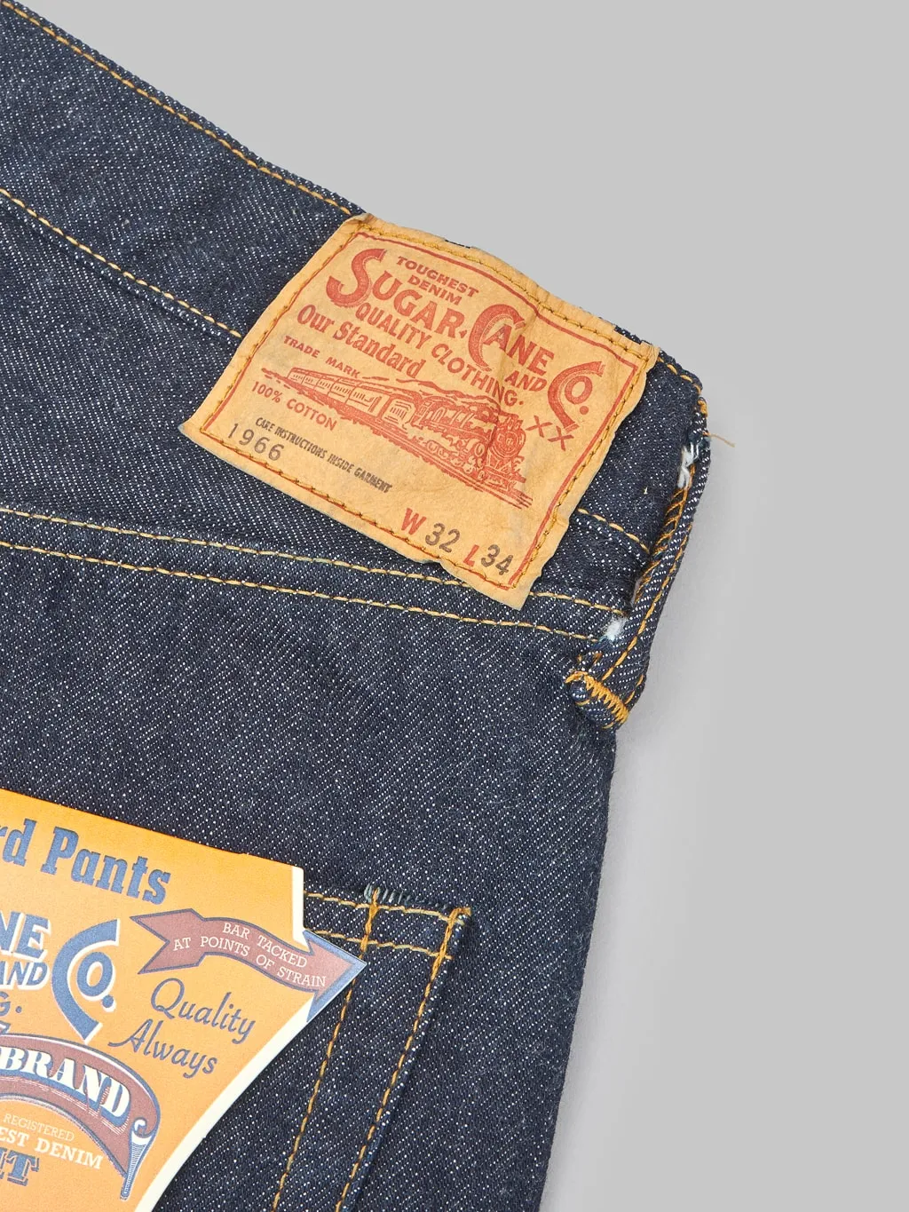 Sugar Cane 1966 Model 14oz Regular Straight Jeans