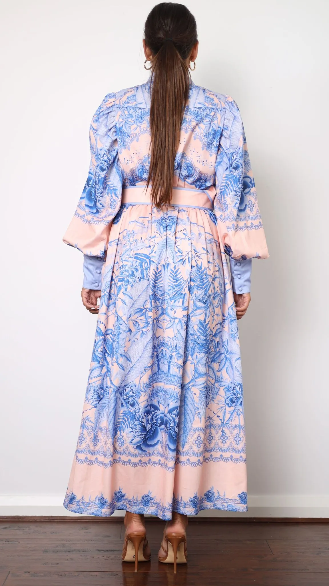 Taia Maxi Dress - Madeline Blue