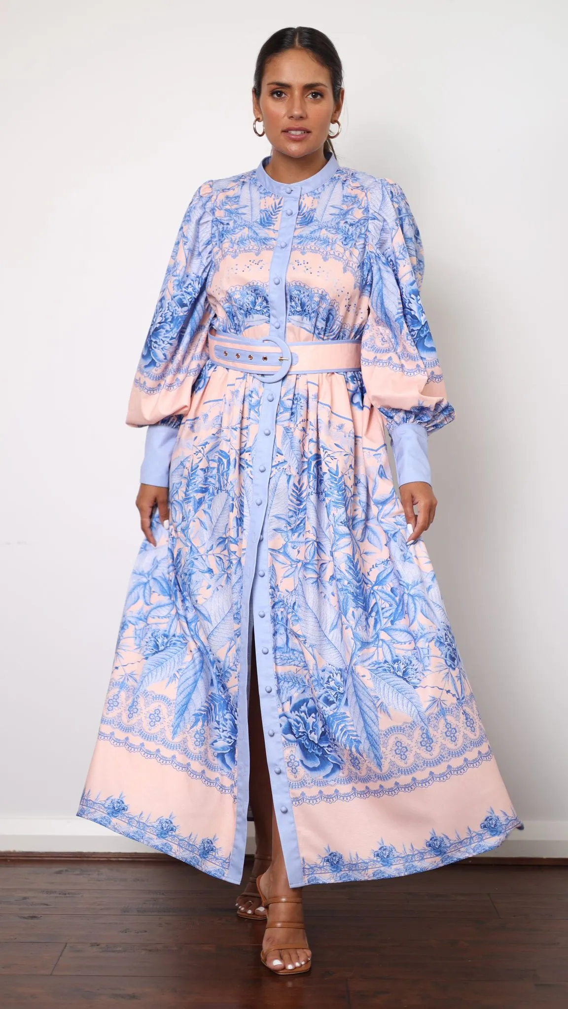 Taia Maxi Dress - Madeline Blue