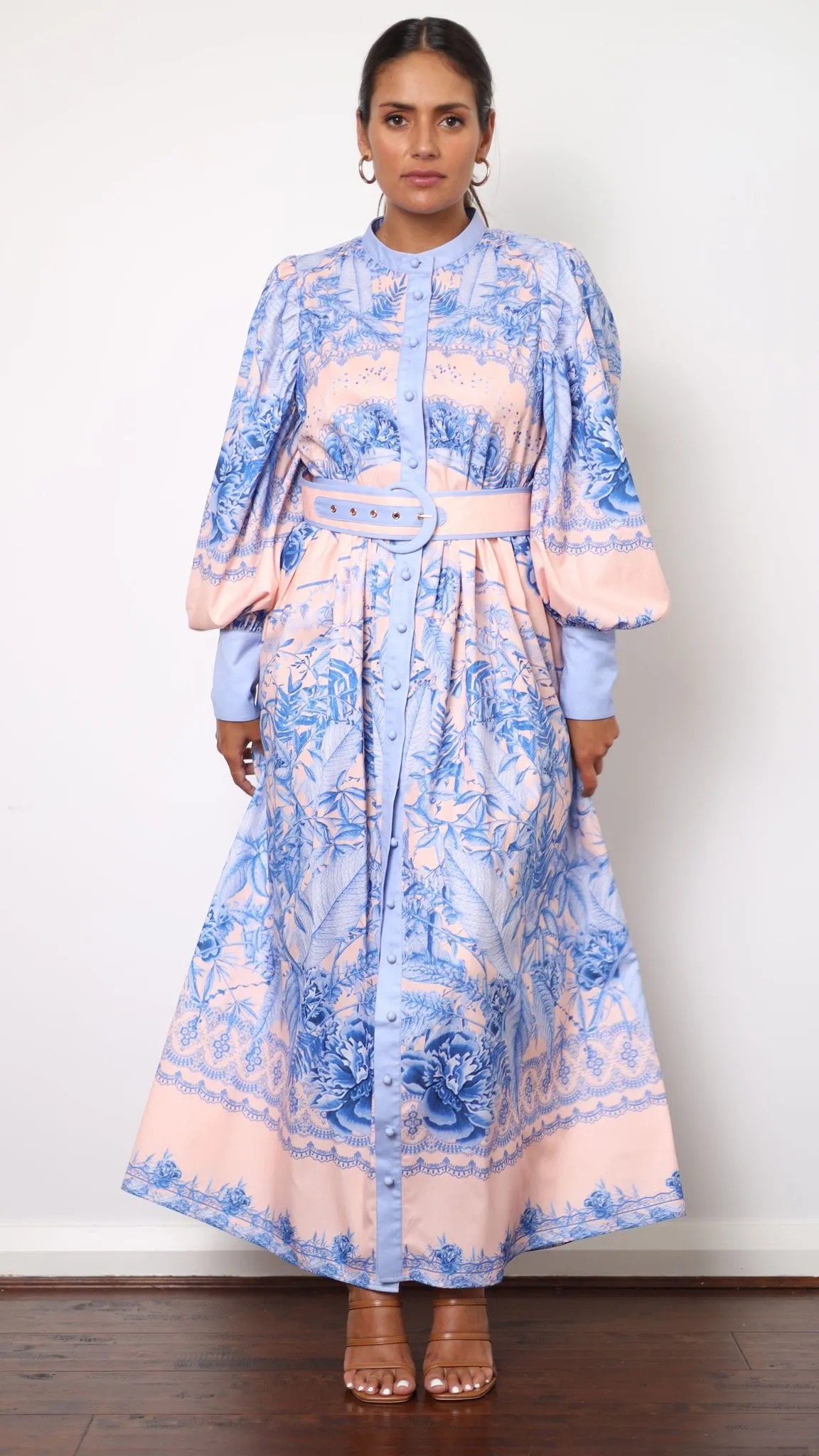 Taia Maxi Dress - Madeline Blue