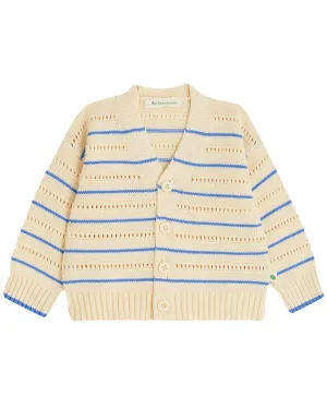 The Bonniemob Pointelle Stripe Cardigan