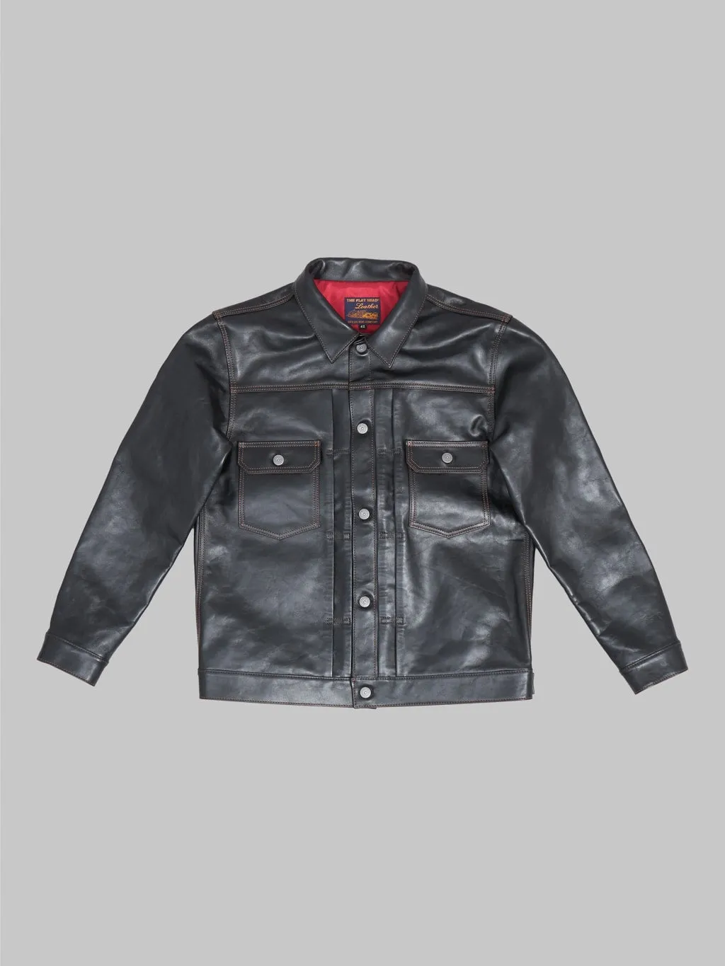 The Flat Head FN-LJ-HJ002 Horsehide 50's Type II Jacket Black