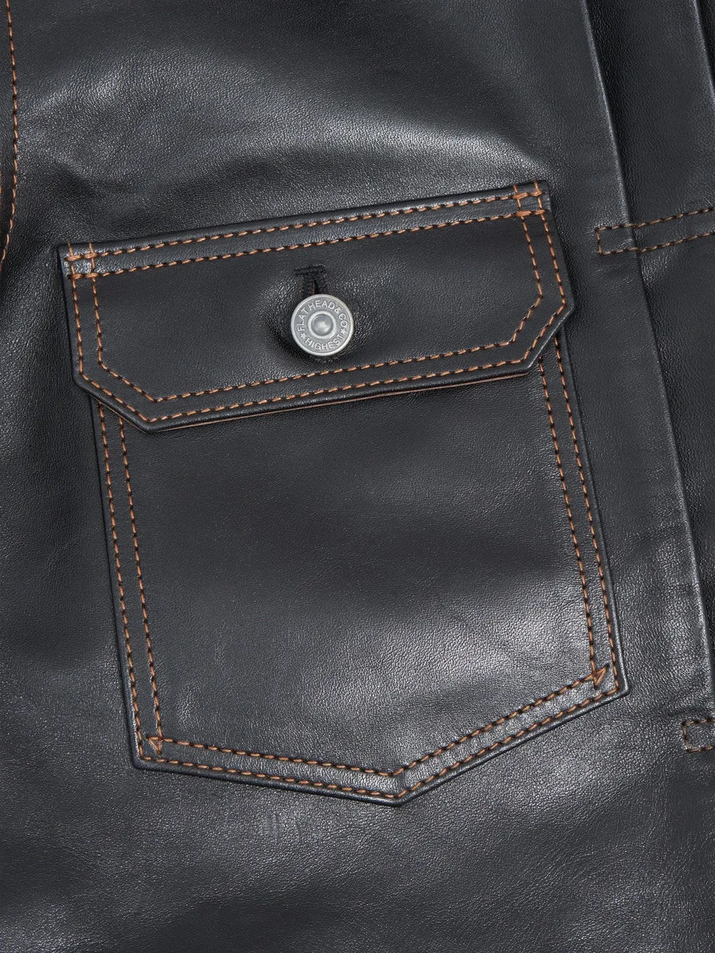 The Flat Head FN-LJ-HJ002 Horsehide 50's Type II Jacket Black