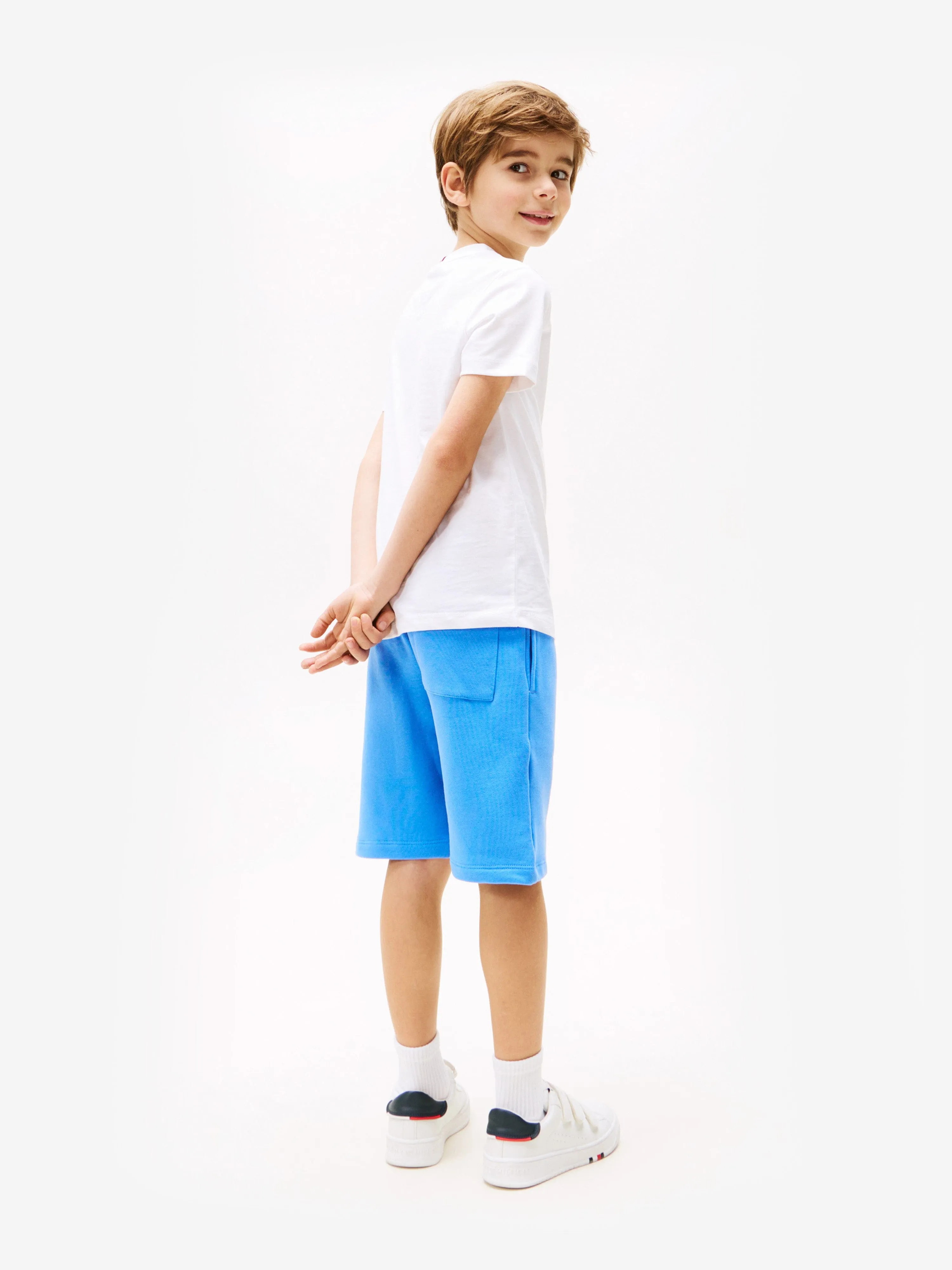 Tommy Hilfiger Boys Essential Short Set in White