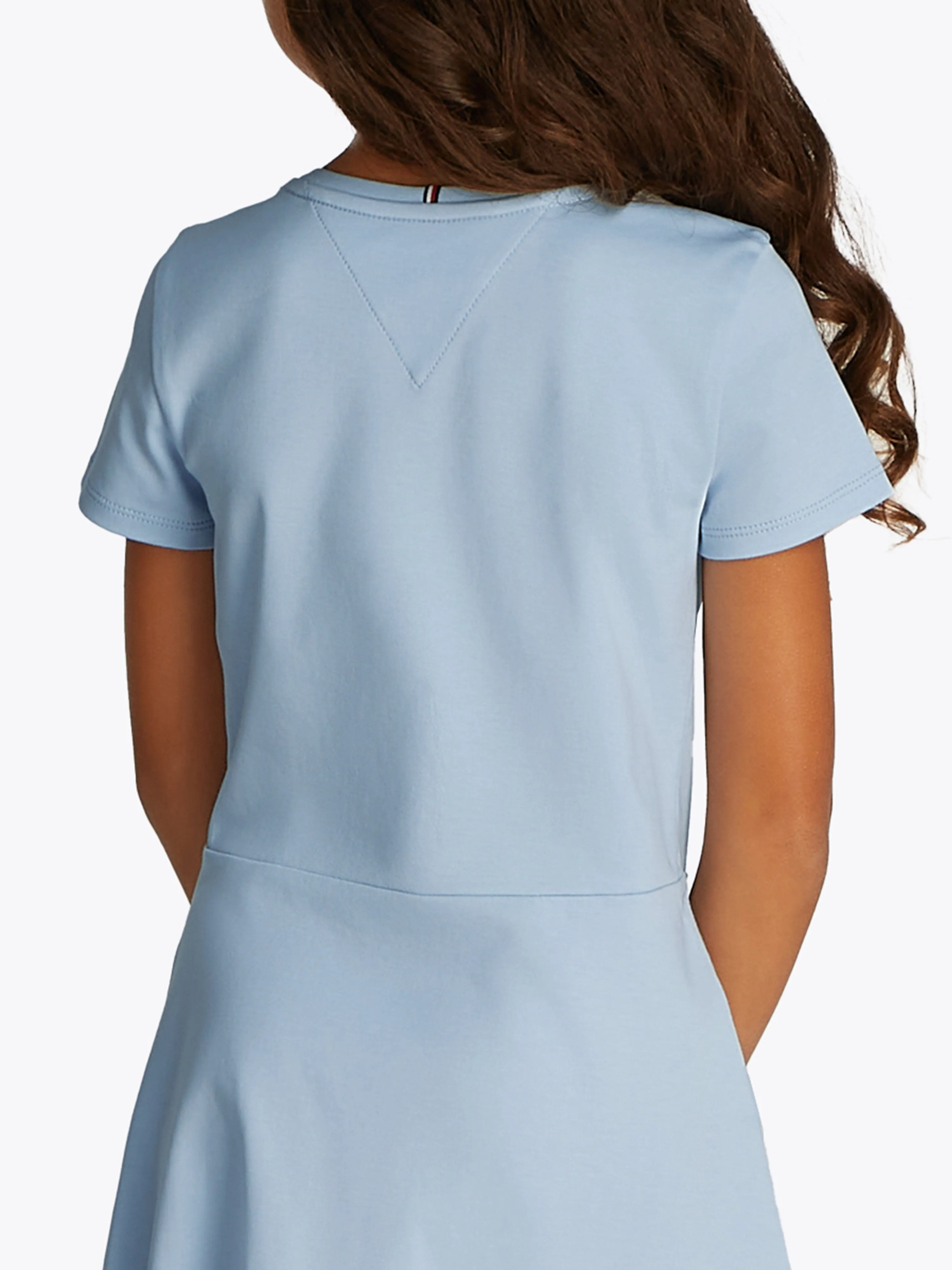 Tommy Hilfiger Girls Essential Skater Dress in Blue