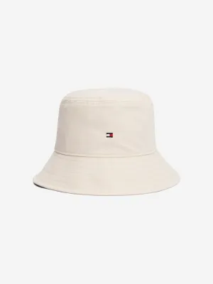 Tommy Hilfiger Kids Small Flag Bucket Hat in Beige