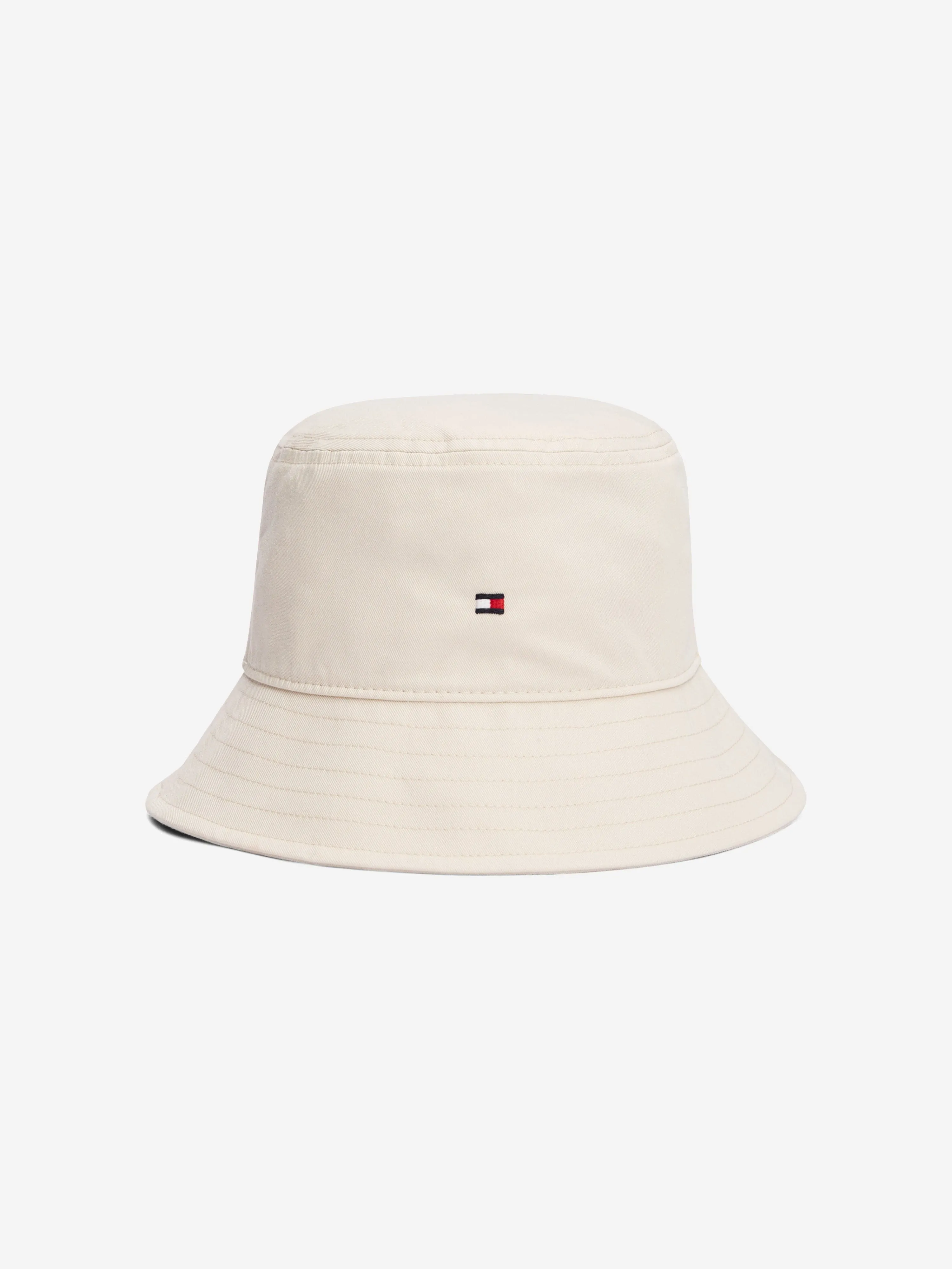 Tommy Hilfiger Kids Small Flag Bucket Hat in Beige