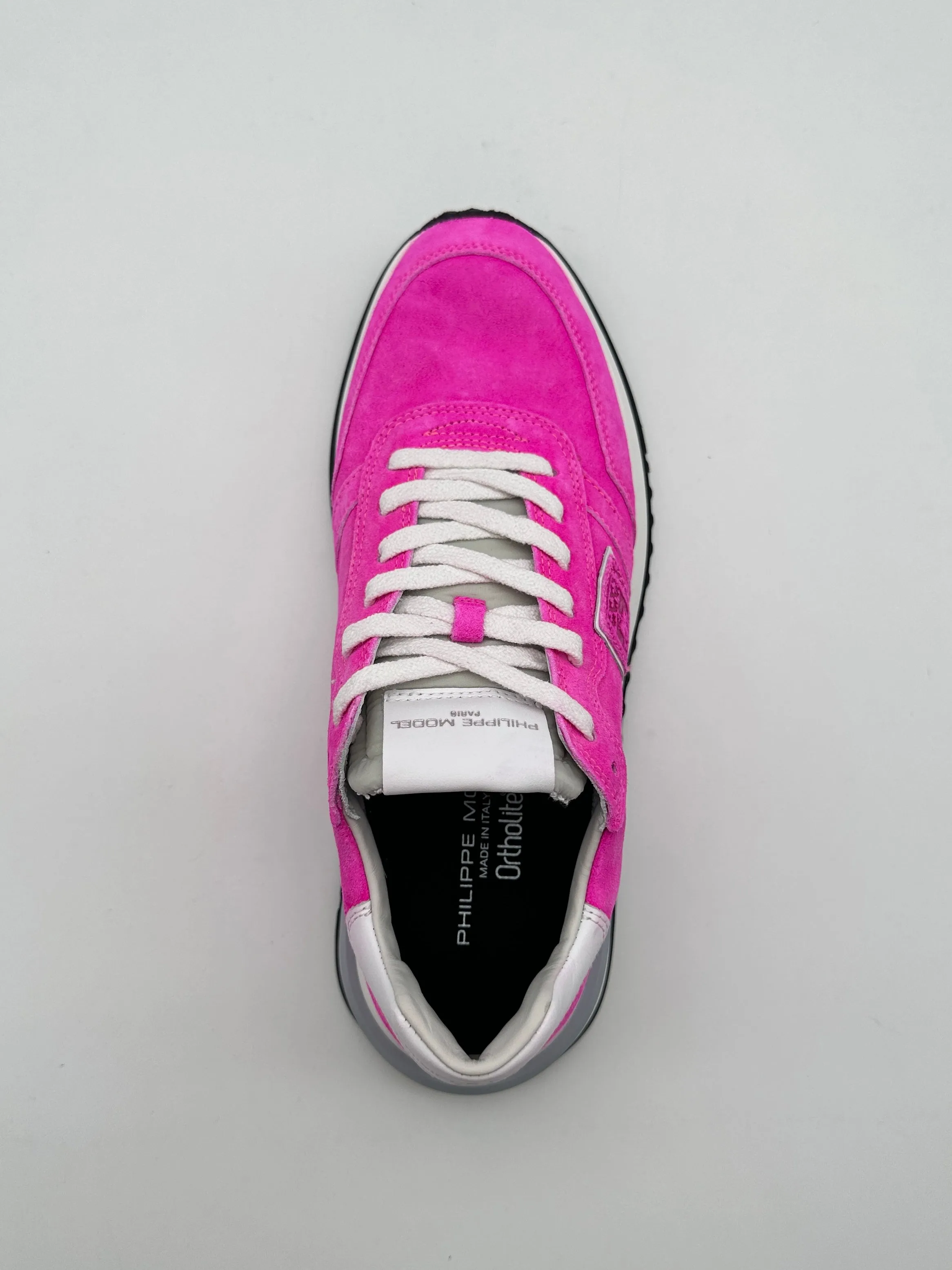 Tropez 2.1 Donna In Suede Lavato Neon Fucsia