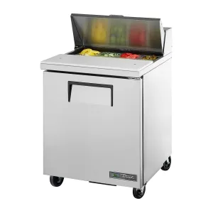 True TSSU-27-08 Solid 1 Door Sandwich / Salad Refrigerated Prep Table, Stainless Steel, 27" Wide